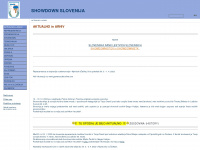 showdown.si Webseite Vorschau