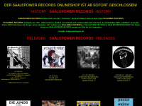 saalepower-records.de Webseite Vorschau
