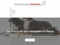 kleintierpraxis-buchholz.ch Webseite Vorschau