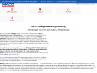 anhaengervermietung-oldenburg.de Webseite Vorschau