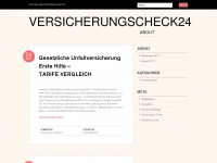 versicherungscheck24.wordpress.com Webseite Vorschau