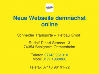 schneider-transporte.eu Webseite Vorschau