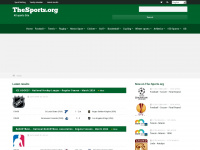 the-sports.org Webseite Vorschau