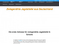 jagd-schuhe.de Webseite Vorschau