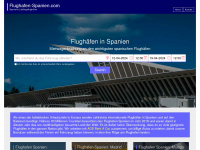 flughafen-spanien.com Webseite Vorschau