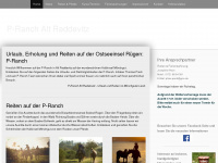 ruegen-reiterhof.de Webseite Vorschau