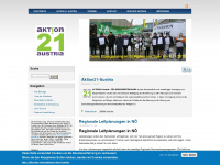 aktion21-austria.at Webseite Vorschau