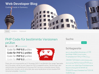 web-developer-blog.com Webseite Vorschau