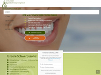 zahnarztpraxis-geus.de Webseite Vorschau