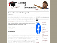 masterundkomander.wordpress.com Webseite Vorschau