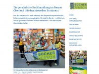 buecherperron.ch Webseite Vorschau