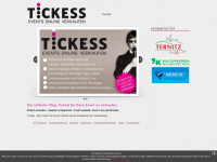 tickess.at Webseite Vorschau