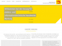 elektro-innung-marburg.de Webseite Vorschau