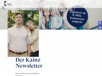 kainz-gruppe.at Webseite Vorschau