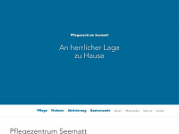 pflegezentrum-seematt.ch Webseite Vorschau
