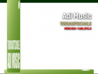 adi-music.de Webseite Vorschau
