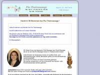 pia-thaimassage.de Webseite Vorschau