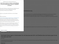 steuerinformationen.ch Webseite Vorschau