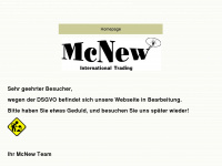 mcnew.de Webseite Vorschau