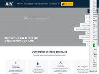 ain.fr Webseite Vorschau