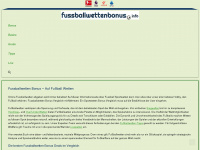 fussballwettenbonus.info Webseite Vorschau