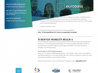 europass.be Webseite Vorschau
