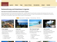 ligurien-ferienhaus.info Webseite Vorschau