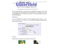 vonglasersfeld.com Webseite Vorschau