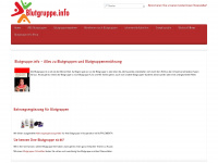 blutgruppe.info Webseite Vorschau