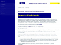 sensitive-musiktherapie.de Webseite Vorschau