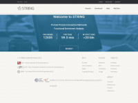 string-db.org Webseite Vorschau