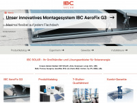 ibc-solar.at Webseite Vorschau