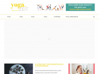 yogazeit.at Webseite Vorschau