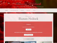 holdack-blumen.de Webseite Vorschau