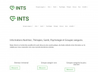 ints.fr Webseite Vorschau