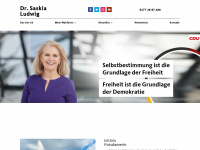 saskia-ludwig.de Webseite Vorschau