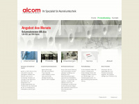 alcom-international.de Webseite Vorschau