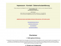 impressum-kontakt.com Webseite Vorschau