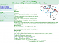 fahrradtouren-belgien.de Webseite Vorschau