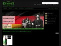 absinth-alandia.de Webseite Vorschau