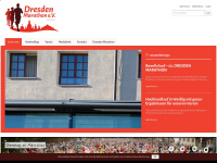 dresden-marathon.org Webseite Vorschau