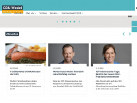 cdu-wedel.de Webseite Vorschau
