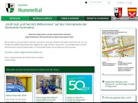 hummeltal.de Webseite Vorschau