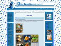 perlentiere.com Webseite Vorschau