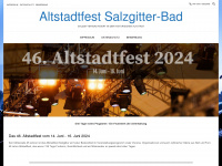 altstadtfest-salzgitter.de Webseite Vorschau