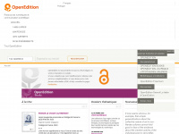 openedition.org Webseite Vorschau