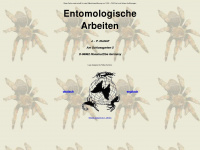 entomo-praeparation.de Webseite Vorschau