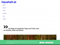 haushalt.at Webseite Vorschau
