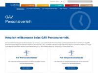 tempservice.ch Webseite Vorschau