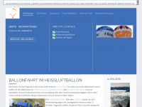 ballonfahrt-mueller.de Webseite Vorschau
